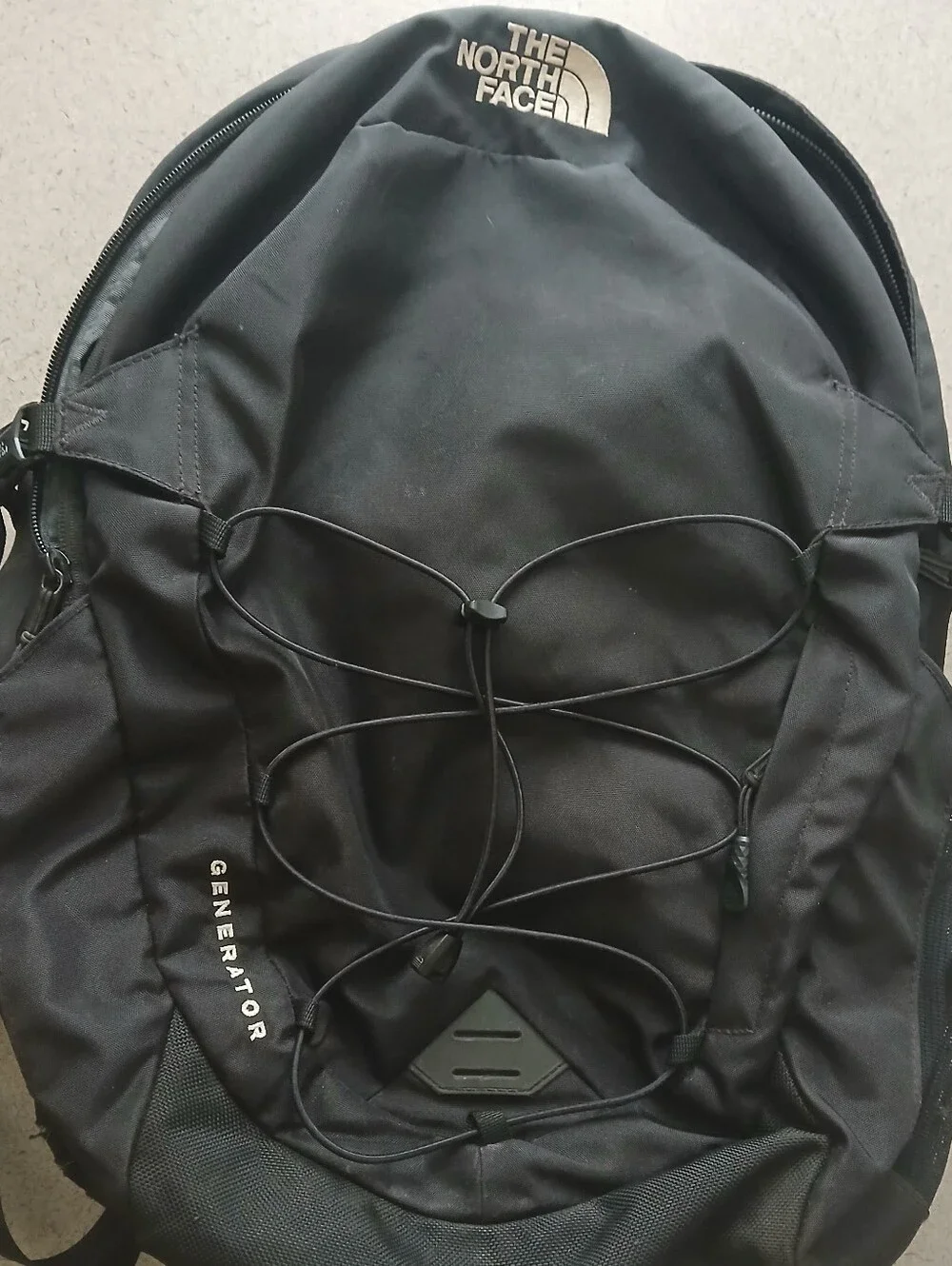 The North Face Black Everyday Backpack with Logo. See Photo Please
